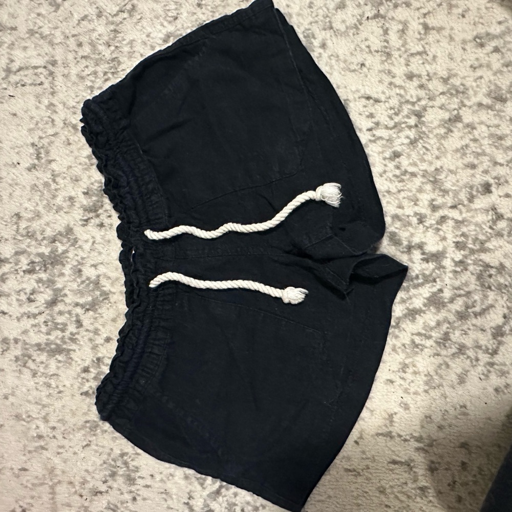 Women's Black Casual Shorts
